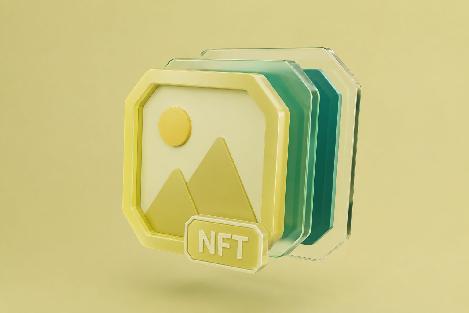 Illustration for the Kurdcoin Academy article: Non-Fungible Tokens (NFTs)